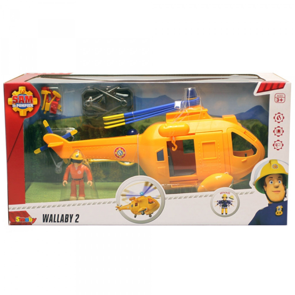 Jucarie Simba Elicopter Fireman Sam Wallaby 2 cu figurine si accesorii [11]