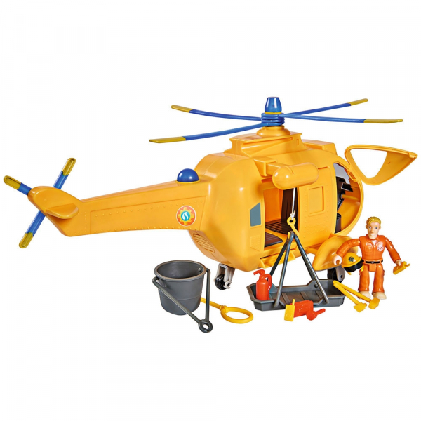 Jucarie Simba Elicopter Fireman Sam Wallaby 2 cu figurine si accesorii [2]