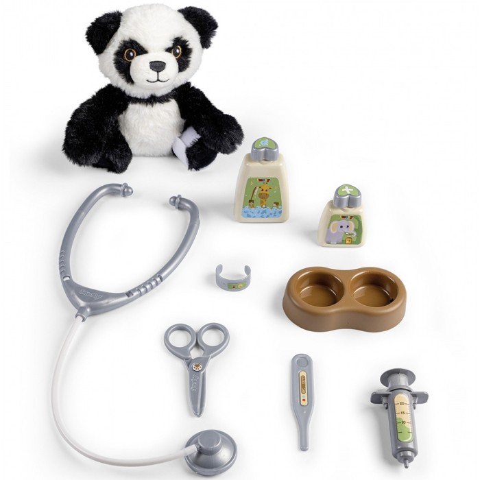 Jucarie Smoby Animal Care Trolley cu 10 accesorii [3]