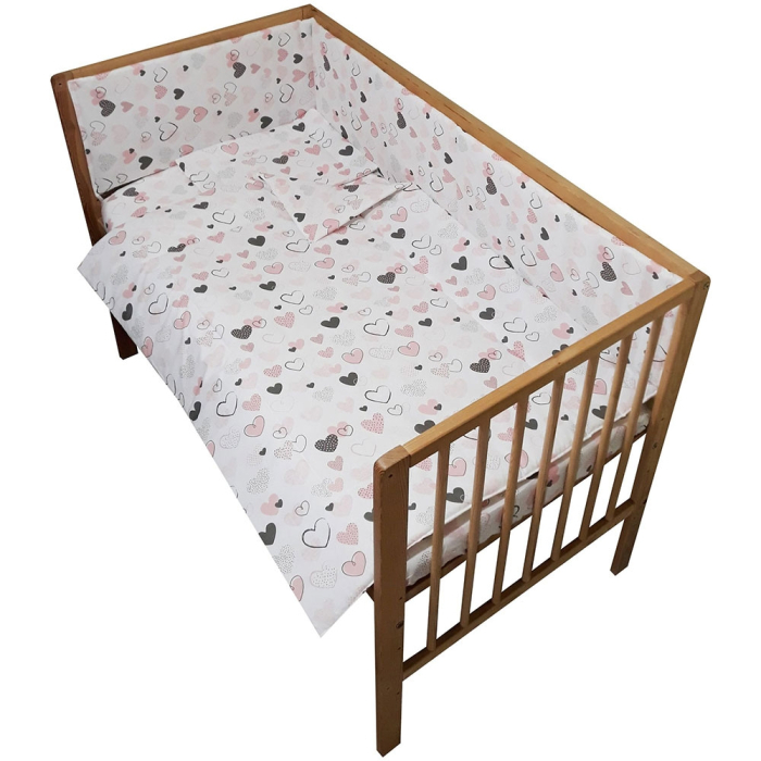 Lenjerie patut Hubners Hearts 4 piese multicolor [1]
