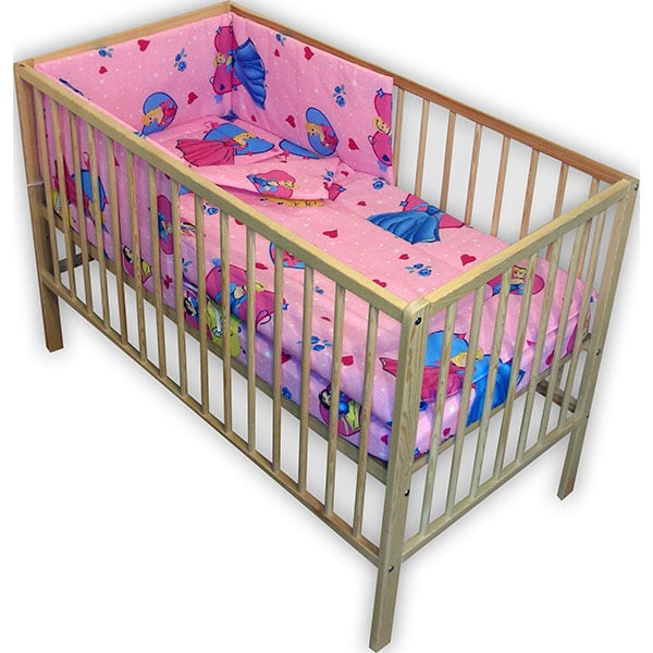 Lenjerie patut Hubners Princess 4 piese roz [1]