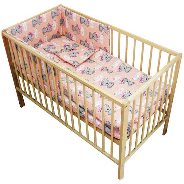 Lenjerie patut Hubners Ursulet cu fundita 4 piese [1]