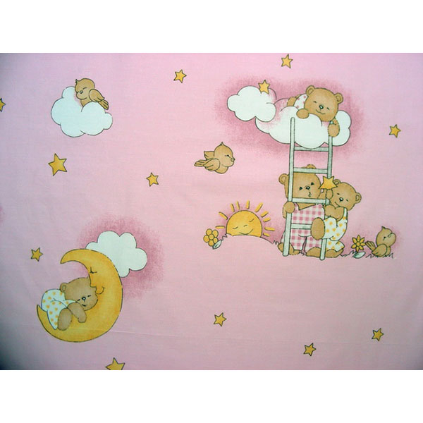 Lenjerie patut Hubners Ursulet Somn Usor 4 piese roz [2]