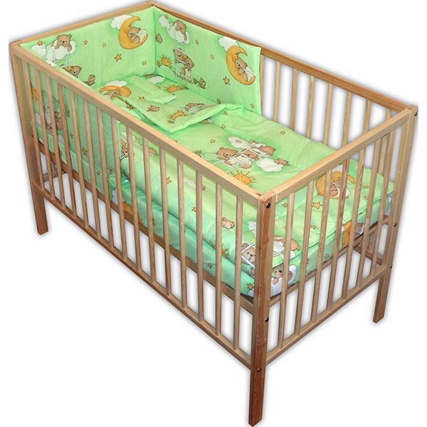 Lenjerie patut Hubners Ursulet Somn Usor 4 piese verde [1]