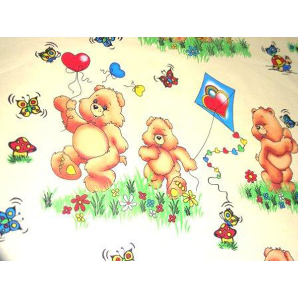 Lenjerie patut Hubners Ursuletul Jucaus 4 piese crem [2]