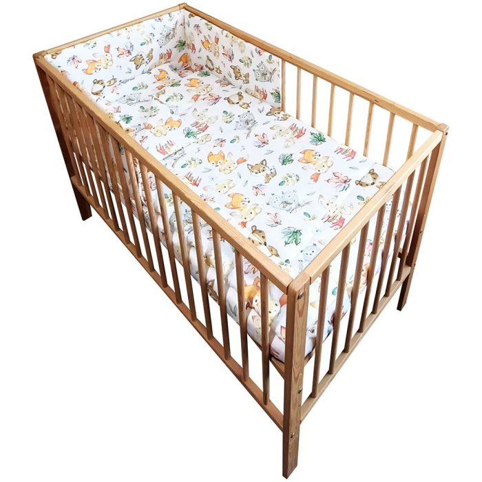 Lenjerie patut Hubners Vulpita 4 piese alb [1]