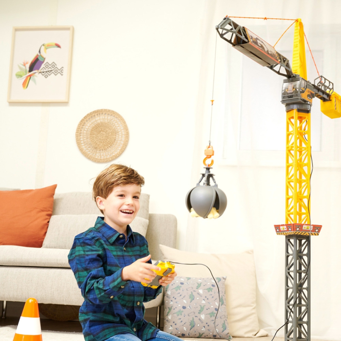 Macara Dickie Toys Mighty Crane 110 cm cu telecomanda [5]