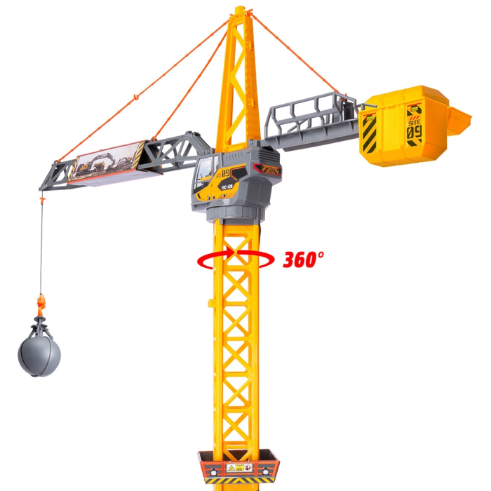 Macara Dickie Toys Mighty Crane 110 cm cu telecomanda [3]