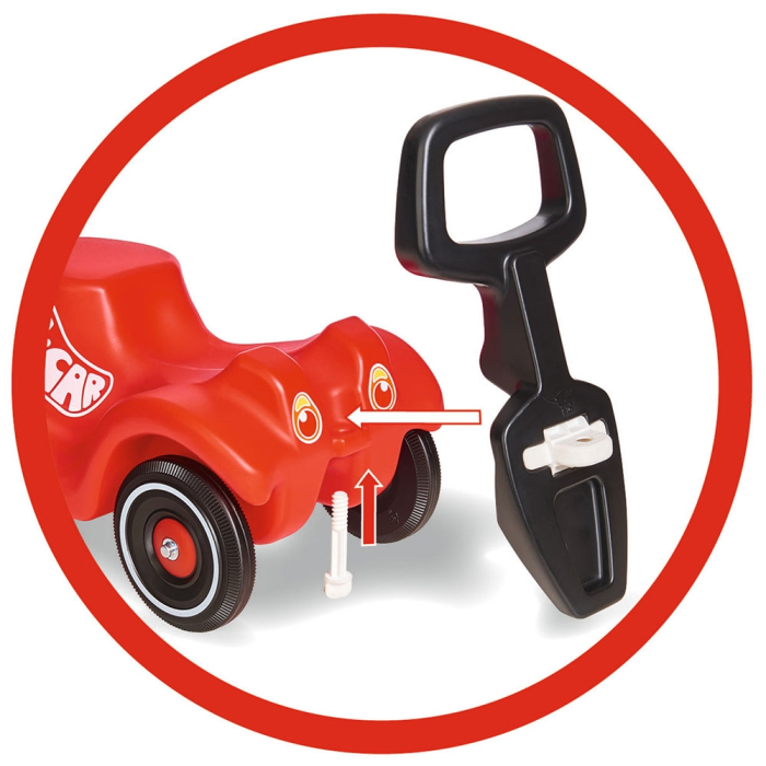 Maner si spatar pentru masinuta de impins Big Bobby Car Walker 2 in 1 [2]