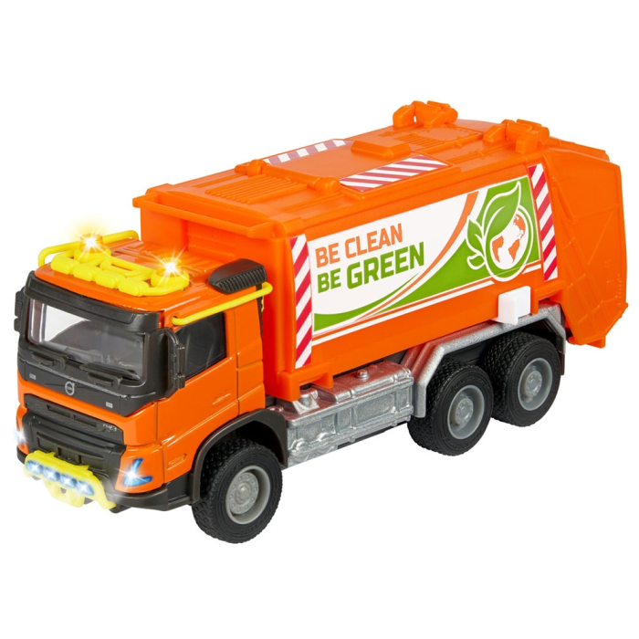 Masina de gunoi Majorette Volvo Garbge Collector cu tomberon [2]