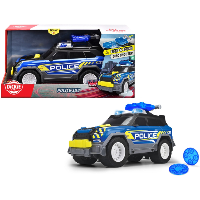 Masina de politie Dickie Toys Police SUV 30 cm cu lumini si sunete [9]