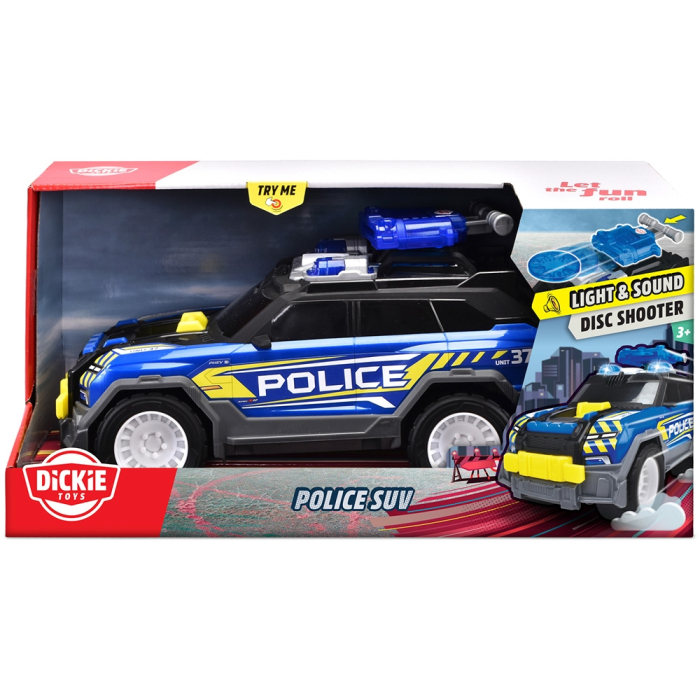Masina de politie Dickie Toys Police SUV 30 cm cu lumini si sunete [10]