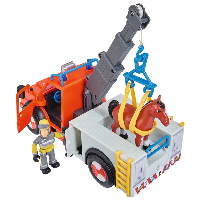 Masina de pompieri Simba Fireman Sam Phoenix cu figurina si cal [3]