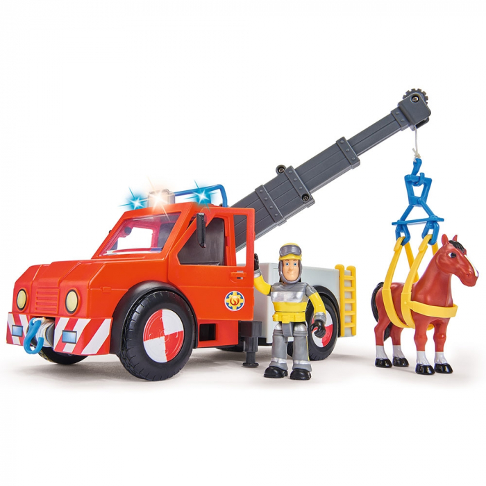 Masina de pompieri Simba Fireman Sam Phoenix cu figurina si cal [2]