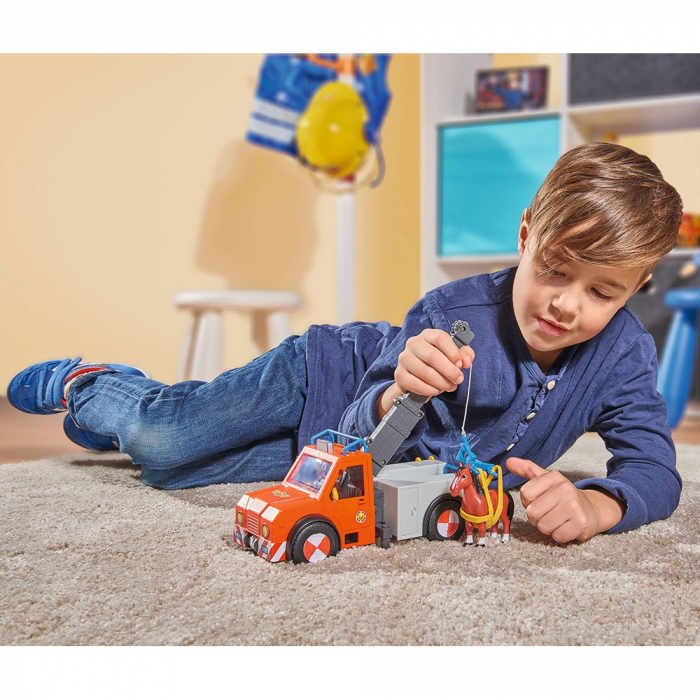 Masina de pompieri Simba Fireman Sam Phoenix cu figurina si cal [9]