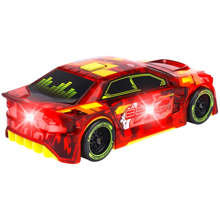 Masina Dickie Toys Beat Breaker 20 cm rosu cu lumini si sunete [2]