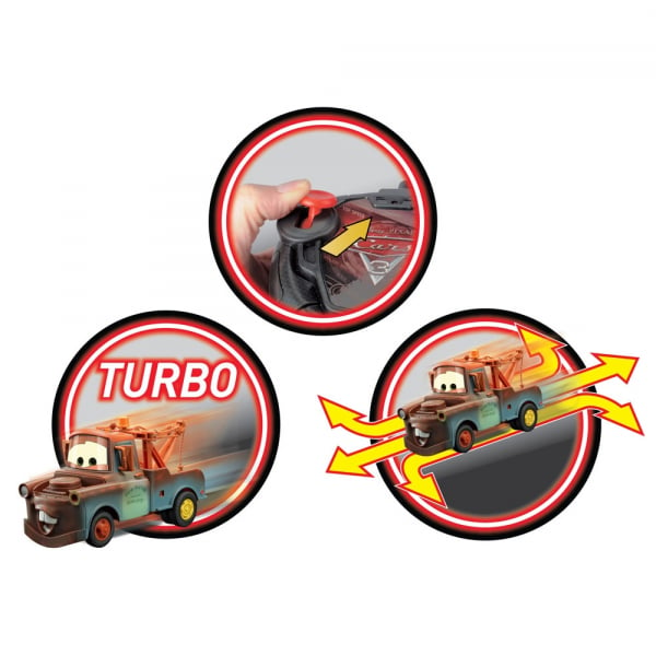 Masina Dickie Toys Cars 3 Turbo Racer Mater cu telecomanda [2]