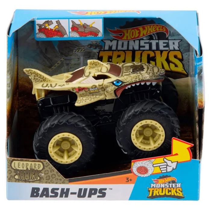Masina Hot Wheels by Mattel Monster Trucks Leopard Shark [5]