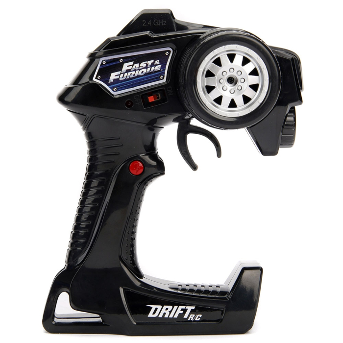 Masina Jada Toys Fast and Furious Nissan Skyline GTR Drift cu anvelope si telecomanda [15]