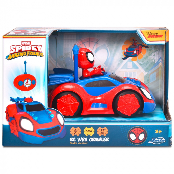 Masina Jada Toys RC Spidey Web Crawler 1:24 17 cm cu telecomanda [9]