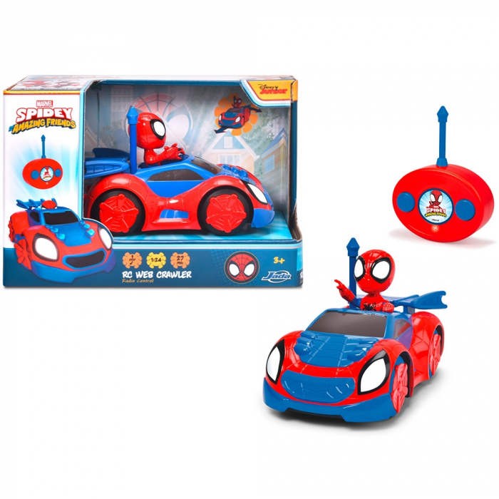 Masina Jada Toys RC Spidey Web Crawler 1:24 17 cm cu telecomanda [8]