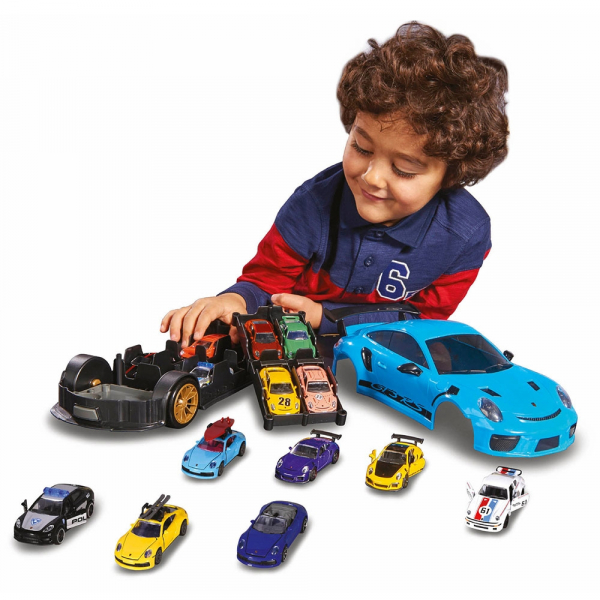 Masina Majorette Porsche 911 GT3 RS Carry Case cu masina Porsche 911 GT RS [6]