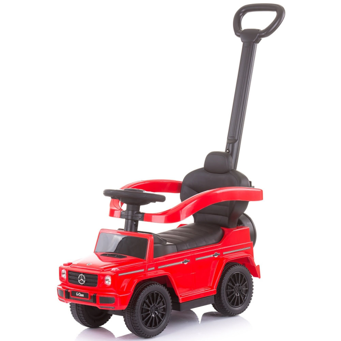 Masinuta de impins Chipolino Mercedes G350 red cu maner si copertina [2]