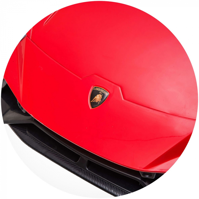 Masinuta electrica Chipolino Lamborghini Huracan red cu scaun din piele si roti EVA [16]