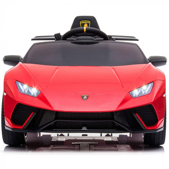 Masinuta electrica Chipolino Lamborghini Huracan red cu scaun din piele si roti EVA [2]