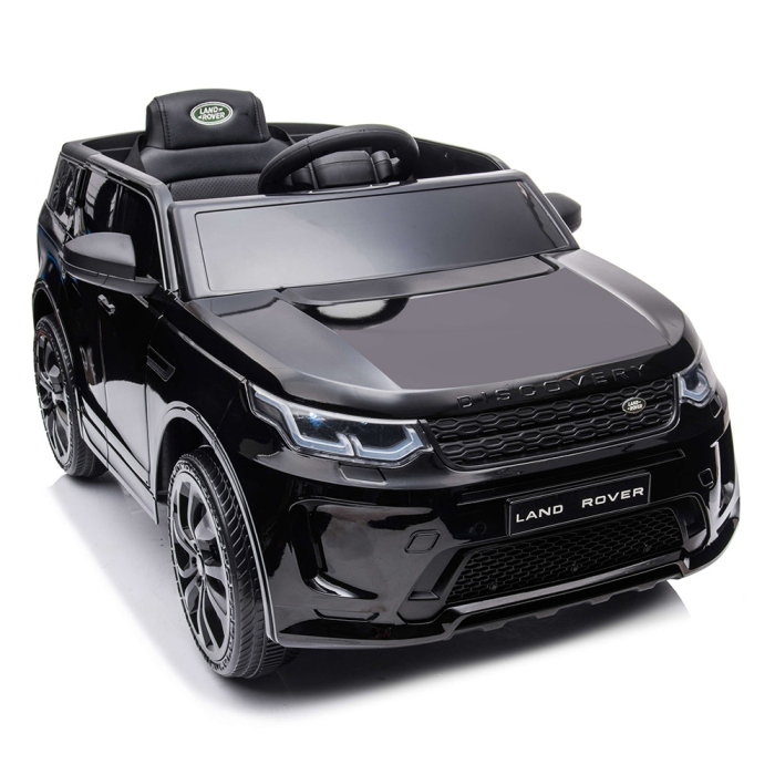 Masinuta electrica Chipolino SUV Land Rover Discovery cu scaun din piele si roti EVA black [11]