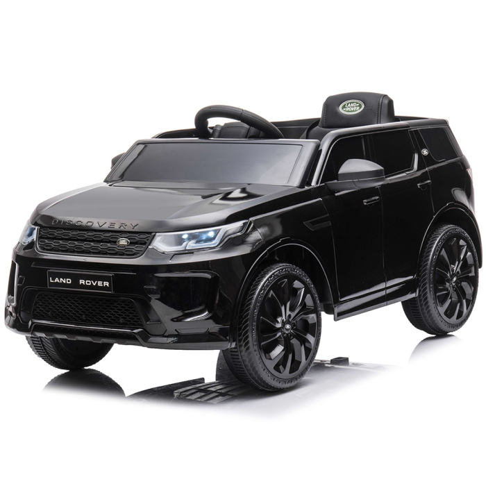 Masinuta electrica Chipolino SUV Land Rover Discovery cu scaun din piele si roti EVA black [3]