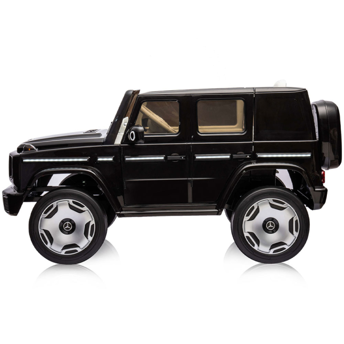 Masinuta electrica Chipolino SUV Mercedes EQG cu scaun din piele si roti EVA black [3]