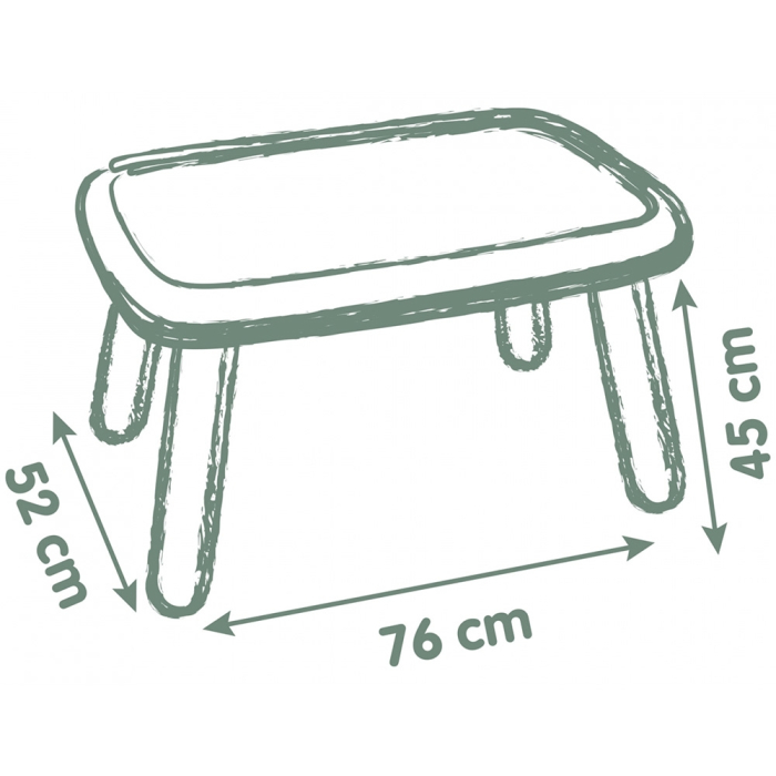 Masuta pentru copii Smoby Life verde [2]