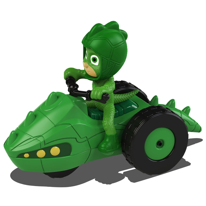 Motocicleta Dickie Toys Eroi in Pijama Moon Rover cu figurina Gekko [1]