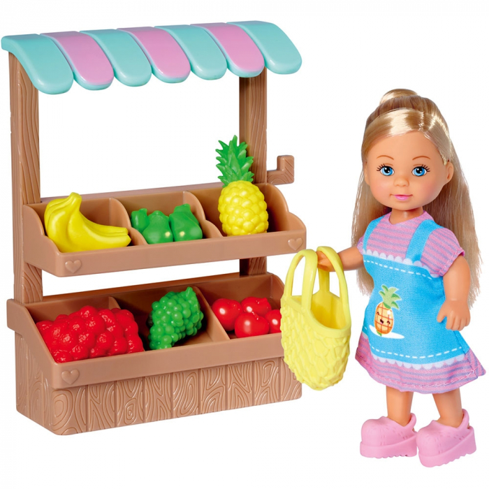 Papusa Simba Evi Love Fruit Stand 12 cm cu accesorii [2]