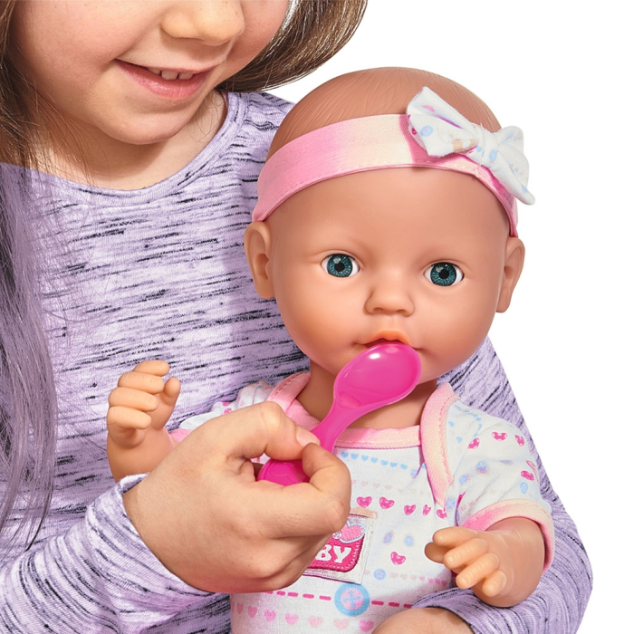 Papusa Simba New Born Baby 38 cm Bebe cu olita si accesorii [8]