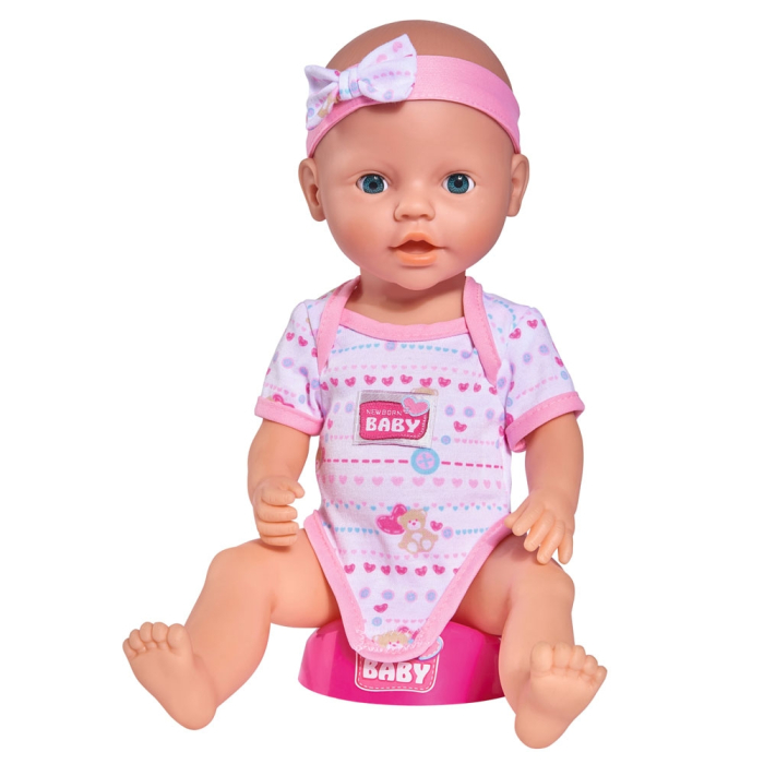 Papusa Simba New Born Baby 38 cm Bebe cu olita si accesorii [4]