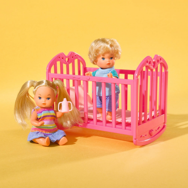 Papusa Simba Steffi Love 29 cm Baby World cu 2 copii, 1 bebelus si accesorii [4]