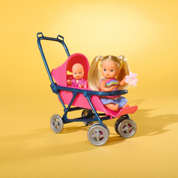 Papusa Simba Steffi Love 29 cm Baby World cu 2 copii, 1 bebelus si accesorii [5]