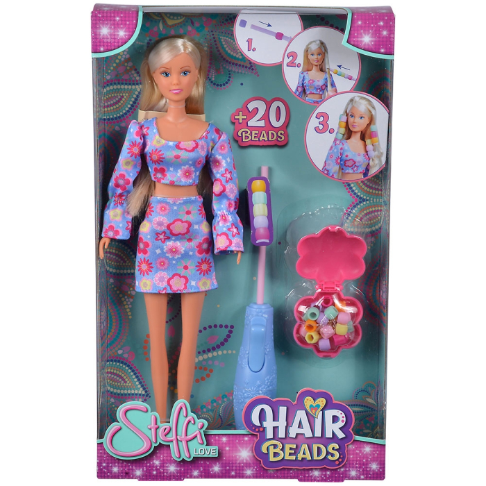 Papusa Simba Steffi Love Hair Beads 29 cm cu accesorii [12]