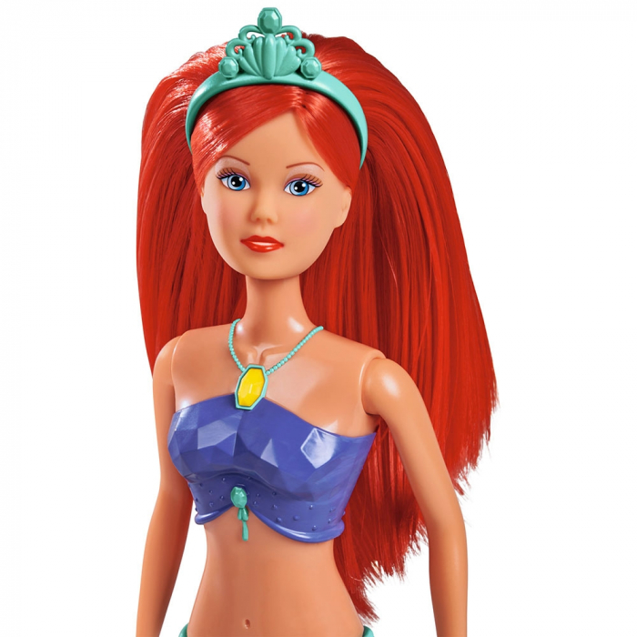 Papusa Simba Steffi Love Sparkle Mermaid 29 cm cu lumini [3]