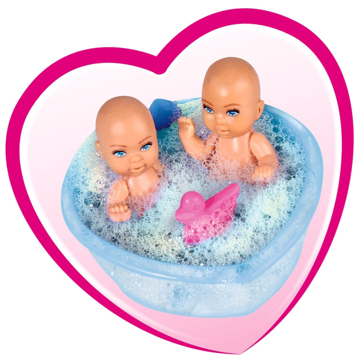 Papusa Simba Steffi Love Welcome Twins 29 cm cu accesorii [4]