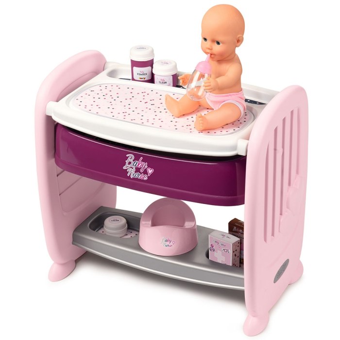 Patut Co-Sleeper pentru papusi Smoby Baby Nurse 2 in 1 [1]