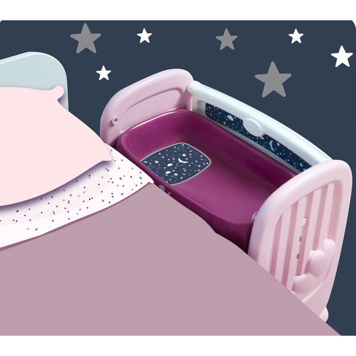 Patut Co-Sleeper pentru papusi Smoby Baby Nurse 2 in 1 [6]