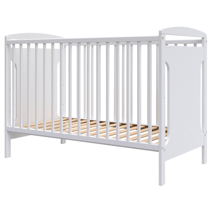 Patut copii din lemn Hubners Karly 120x60 cm alb [1]