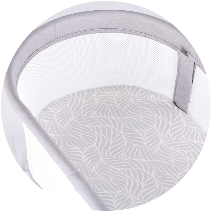 Patut cu leganare si cantar integrat Chipolino Sogno 2 in 1 grey [8]