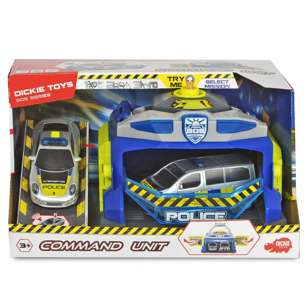 Pista de masini Dickie Toys Command Unit cu 2 masini [2]