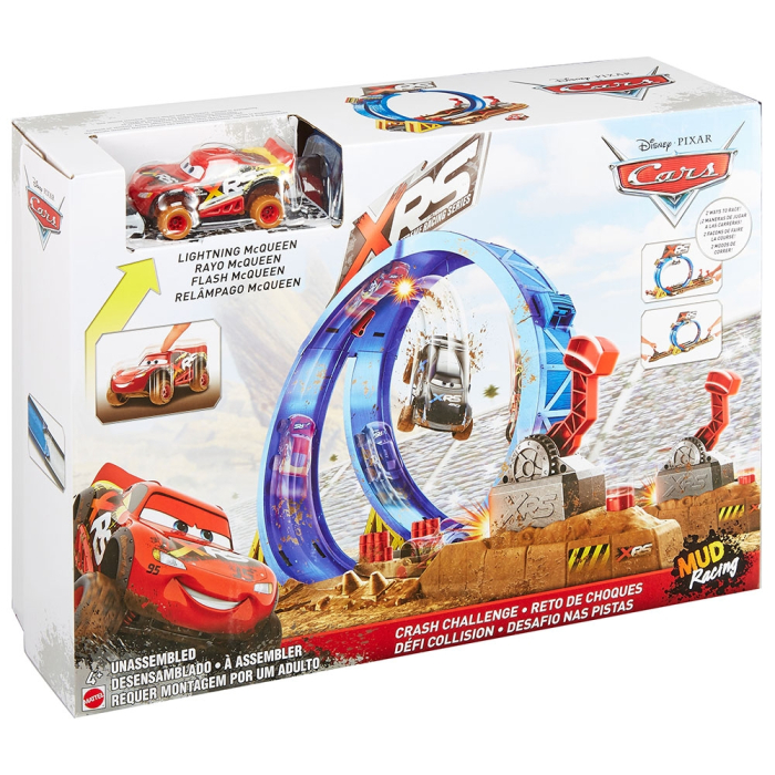 Pista de masini Disney Cars by Mattel XRS cu masinuta [7]