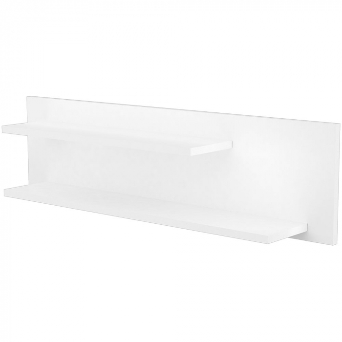 Raft dublu de perete Hubners Matei 100 cm alb [1]