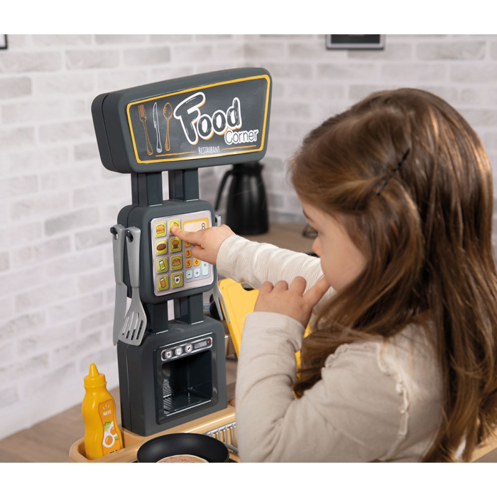 Restaurant pentru copii Smoby Food Corner negru [22]